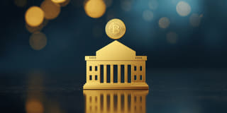 Imagem em formato noticioso acerca do interesse institucional em ETFs de criptomoedas